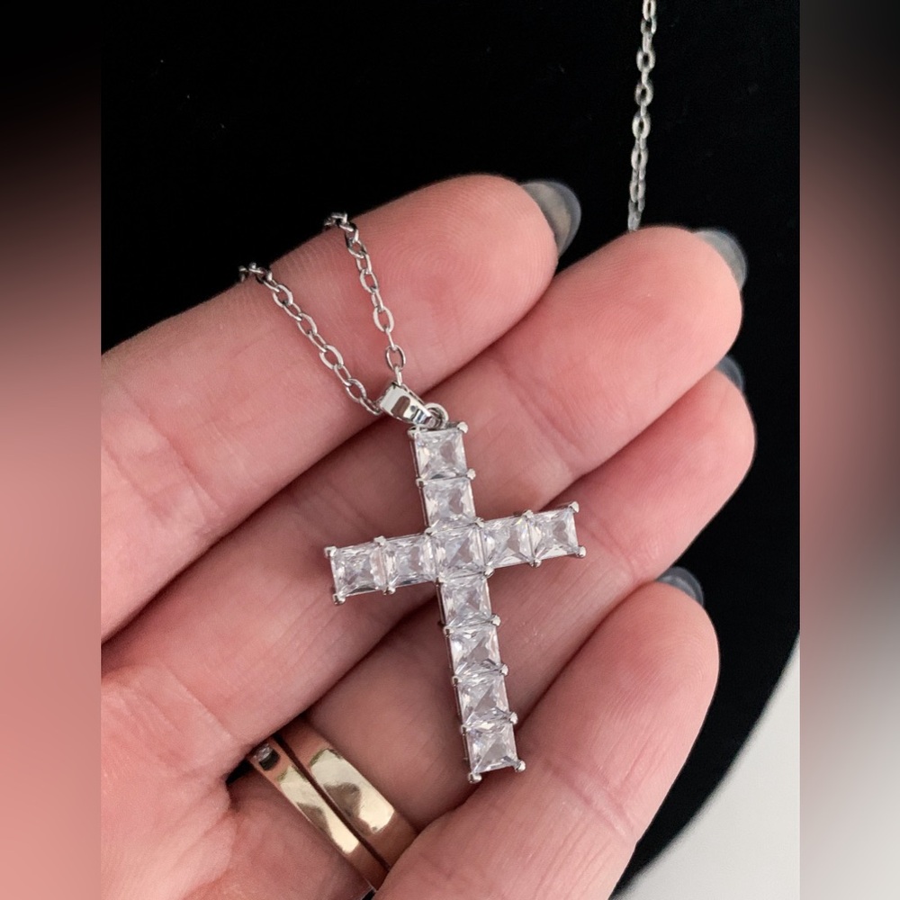 CZ Religious pendant and necklace